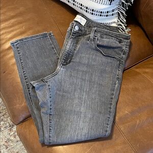 Size 16 33R High Rise Skinny Universal Thread Gray Charcoal Denim Jeans